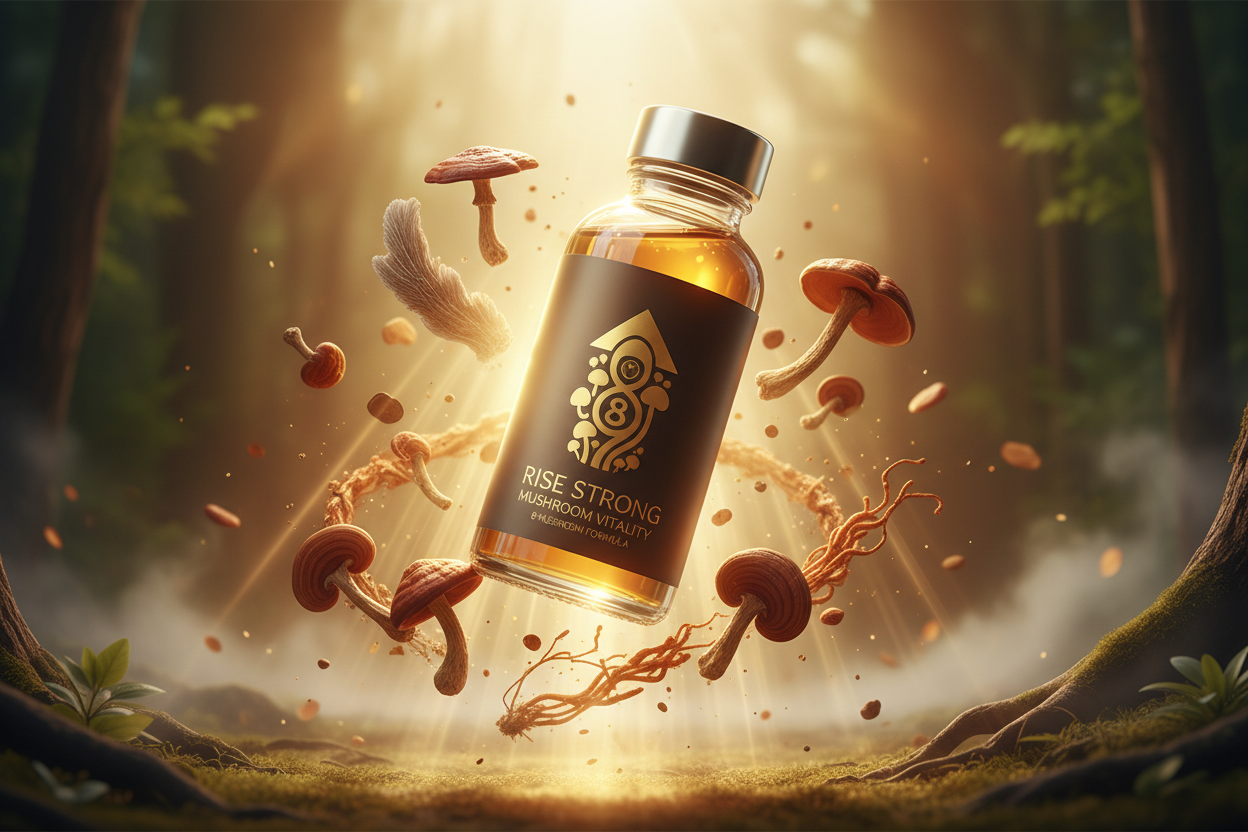 Rise strong for our mushroom formula 8 product image